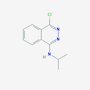 molecular formula C11H12ClN3 B1463855 4-chloro-N-(propan-2-yl)phthalazin-1-amine CAS No. 1251255-52-3