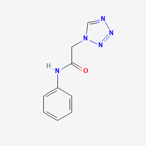 molecular formula C9H9N5O B14638633 N-Phenyl-2-(1H-tetrazol-1-yl)acetamide CAS No. 54769-23-2