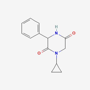 1-Cyclopropyl-3-phenylpiperazine-2,5-dione