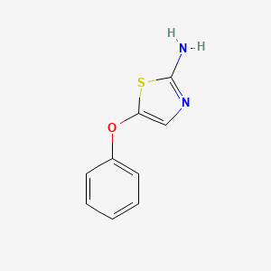 molecular formula C9H8N2OS B1463879 5-Phenoxy-1,3-thiazol-2-amine CAS No. 1269461-96-2