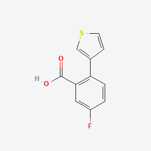5-Fluoro-2-(thiophen-3-YL)benzoic acid