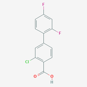 2-Chloro-4-(2,4-difluorophenyl)benzoic acid
