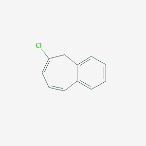 molecular formula C11H9Cl B14638873 6-Chloro-5H-benzo[7]annulene CAS No. 55665-43-5