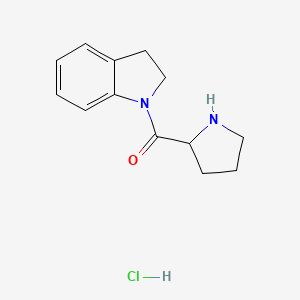 2,3-Dihydro-1H-indol-1-YL(2-pyrrolidinyl)-methanone hydrochloride