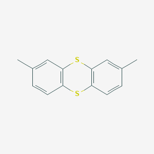molecular formula C14H12S2 B14638940 2,8-Dimethylthianthrene CAS No. 55214-93-2