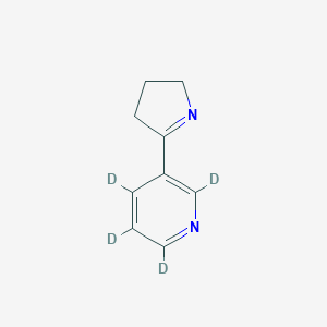 molecular formula C9H10N2 B014639 Myosmine-2,4,5,6-d4 CAS No. 66148-17-2