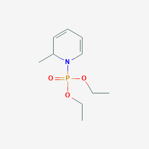molecular formula C10H18NO3P B14639071 Diethyl (2-methylpyridin-1(2H)-yl)phosphonate CAS No. 53268-01-2