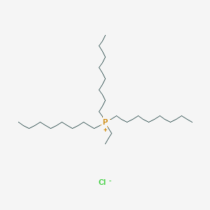 molecular formula C26H56ClP B14639090 Ethyl(trioctyl)phosphanium chloride CAS No. 56171-38-1