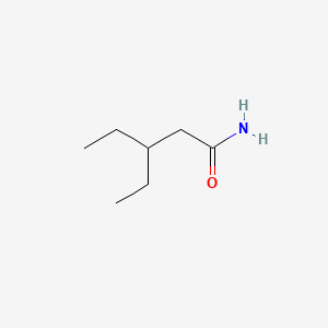 molecular formula C7H15NO B14639295 3-Ethylpentanamide CAS No. 55327-21-4