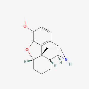 molecular formula C17H21NO2 B14639337 Morphinan-14-ol, 4,5-alpha-epoxy-3-methoxy- CAS No. 55256-27-4