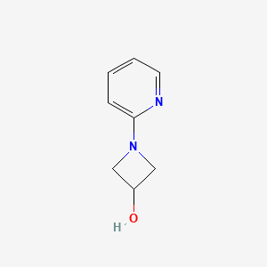 molecular formula C8H10N2O B1463934 1-(Pyridin-2-yl)azetidin-3-ol CAS No. 1281967-04-1