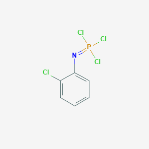 molecular formula C6H4Cl4NP B14639345 N-(2-Chlorophenyl)phosphorimidic trichloride CAS No. 53186-84-8