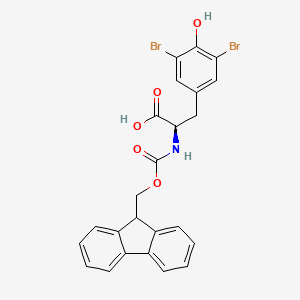 molecular formula C24H19Br2NO5 B1463937 Fmoc-D-Tyr(3,5-Br2)-Oh CAS No. 204693-22-1