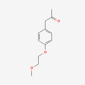 molecular formula C12H16O3 B1463941 1-[4-(2-Methoxyethoxy)phenyl]propan-2-one CAS No. 91517-62-3