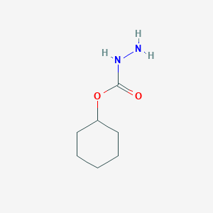 molecular formula C7H14N2O2 B14639471 Cyclohexyl hydrazinecarboxylate CAS No. 52709-31-6