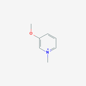 molecular formula C7H10NO+ B14639532 Pyridinium, 3-methoxy-1-methyl- CAS No. 54560-57-5