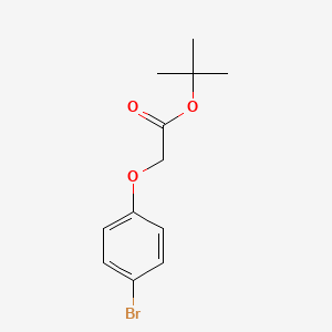 molecular formula C12H15BrO3 B1463955 叔丁基 2-(4-溴苯氧基)乙酸酯 CAS No. 282116-88-5