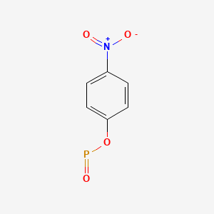 molecular formula C6H4NO4P B14639648 p-Nitrophenyl phosphinate CAS No. 53204-64-1