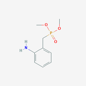 molecular formula C9H14NO3P B14639664 Dimethyl [(2-aminophenyl)methyl]phosphonate CAS No. 54006-10-9