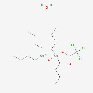 molecular formula C18H38Cl3O4Sn2 B14639851 CID 78063324 