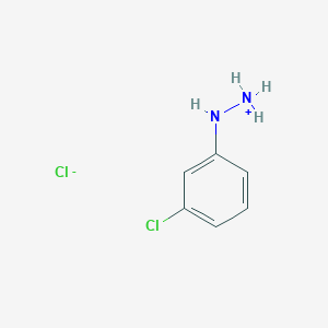 molecular formula C6H8Cl2N2 B146399 3-Chlorophenylhydrazine hydrochloride CAS No. 2312-23-4