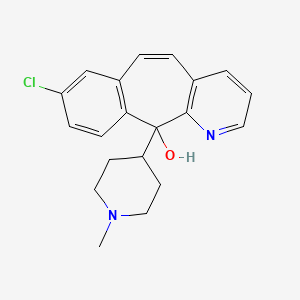 molecular formula C20H21ClN2O B1463995 8-Chloro-11-(1-methylpiperidin-4-yl)benzo[1,2]cyclohepta[2,4-b]pyridin-11-ol CAS No. 117811-17-3