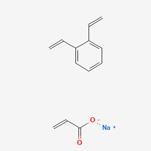 molecular formula C13H13NaO2 B14639956 Sodium;1,2-bis(ethenyl)benzene;prop-2-enoate CAS No. 55462-82-3