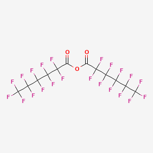 molecular formula C12F22O3 B1463998 Perfluorohexanoic anhydride CAS No. 308-13-4