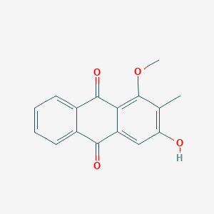 molecular formula C16H12O4 B014640 Rubiadin 1-methyl ether CAS No. 7460-43-7