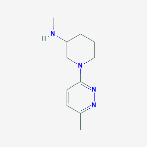 molecular formula C11H18N4 B1464005 N-methyl-1-(6-methylpyridazin-3-yl)piperidin-3-amine CAS No. 1247729-18-5