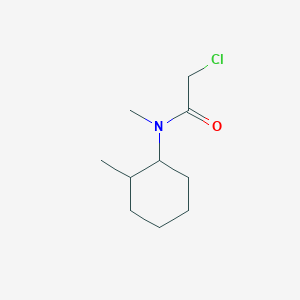 molecular formula C10H18ClNO B1464006 2-chloro-N-methyl-N-(2-methylcyclohexyl)acetamide CAS No. 1183795-70-1