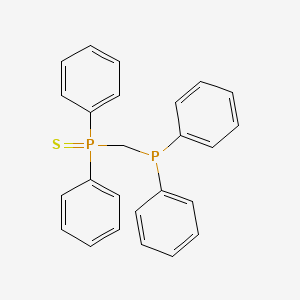 molecular formula C25H22P2S B14640061 [(Diphenylphosphanyl)methyl](diphenyl)sulfanylidene-lambda~5~-phosphane CAS No. 54006-28-9