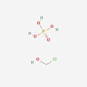 molecular formula CH6ClO5P B14640103 Phosphoric acid--chloromethanol (1/1) CAS No. 56590-75-1