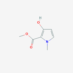 molecular formula C7H9NO3 B1464014 Methyl 3-hydroxy-1-methyl-1H-pyrrole-2-carboxylate CAS No. 113602-62-3