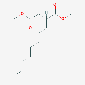 molecular formula C14H26O4 B14640146 Dimethyl 2-octylbutanedioate CAS No. 56425-00-4