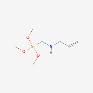 molecular formula C7H17NO3Si B14640232 N-[(Trimethoxysilyl)methyl]prop-2-en-1-amine CAS No. 53677-30-8