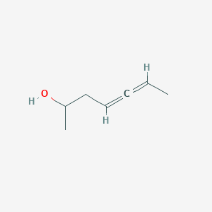 molecular formula C7H12O B14640246 Hepta-4,5-dien-2-OL CAS No. 56037-82-2