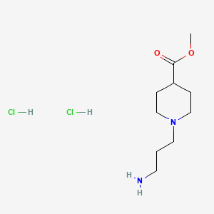 Methyl 1-(3-aminopropyl)piperidine-4-carboxylate dihydrochloride