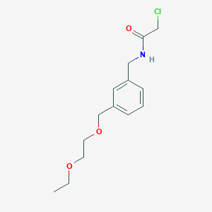 2-chloro-N-({3-[(2-ethoxyethoxy)methyl]phenyl}methyl)acetamide