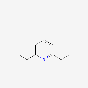molecular formula C10H15N B14640310 2,6-Diethyl-4-methylpyridine CAS No. 54119-31-2