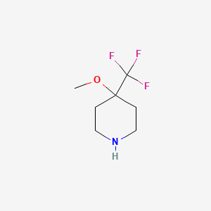 4-Methoxy-4-(trifluoromethyl)piperidine