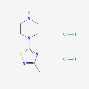 1-(3-Methyl-1,2,4-thiadiazol-5-yl)piperazine dihydrochloride