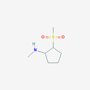 2-methanesulfonyl-N-methylcyclopentan-1-amine