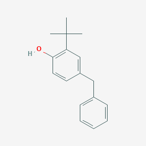 molecular formula C17H20O B14640414 4-Benzyl-2-tert-butylphenol CAS No. 54976-35-1