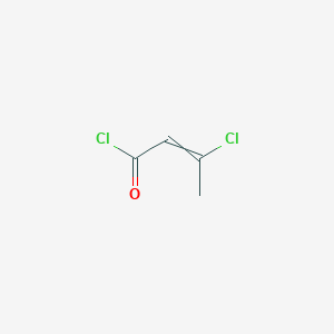 molecular formula C4H4Cl2O B14640481 3-Chlorobut-2-enoyl chloride CAS No. 52793-16-5
