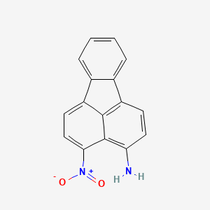 molecular formula C16H10N2O2 B14640484 3-Fluoranthenamine, 4-nitro- CAS No. 52086-65-4