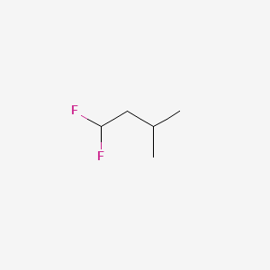 molecular formula C5H10F2 B14640502 1,1-Difluoro-3-methylbutane CAS No. 53731-22-9