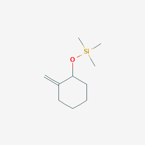 molecular formula C10H20OSi B14640526 Trimethyl[(2-methylidenecyclohexyl)oxy]silane CAS No. 52389-13-6