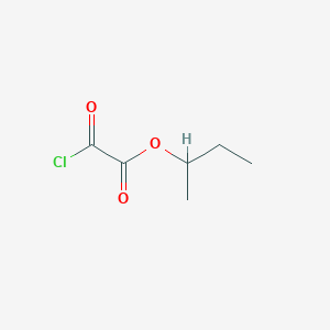 molecular formula C6H9ClO3 B14640582 Butan-2-yl chloro(oxo)acetate CAS No. 54166-93-7