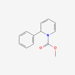 molecular formula C13H13NO2 B14640590 Methyl 2-phenylpyridine-1(2H)-carboxylate CAS No. 54732-59-1